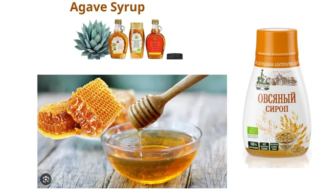 Mật ong, syrup lúa mạch và agave